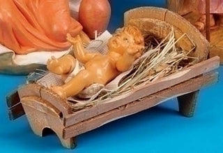 2-Pc  Baby Jesus ( 7.5" Tall x 5 -3/4" Wide ) With Manger