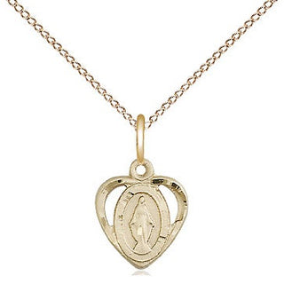 14kt Gold Miraculous Medal