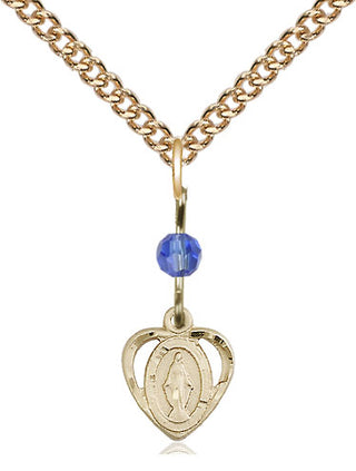 14kt Gold Filled Miraculous Medal Religious and Catholic Jewelry