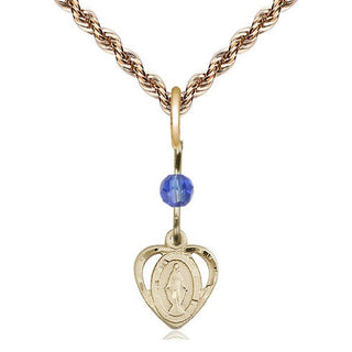 14kt Gold Filled Miraculous Medal Religious and Catholic Jewelry