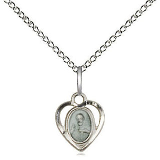 Sterling Silver Scapular Medal Religious and Catholic Jewelry