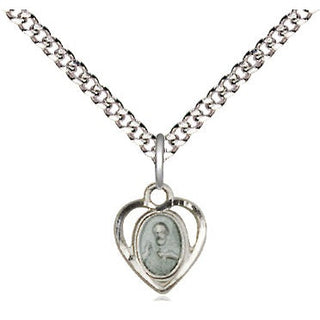 Sterling Silver Scapular Medal Religious and Catholic Jewelry