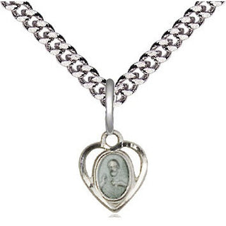 Sterling Silver Scapular Medal Religious and Catholic Jewelry
