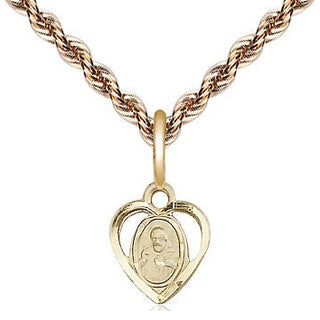 14kt Gold Scapular Medal