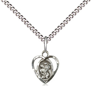 Sterling Silver Saint Christopher Medal Religious and Catholic Jewelry Engraved Catholic Saint Jewelry