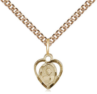 14kt Gold Filled Saint Jude Medal Religious and Catholic Jewelry Engraved Catholic Saint Jewelry