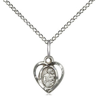 Sterling Silver Saint Joseph Medal Religious and Catholic Jewelry Engraved Catholic Saint Jewelry
