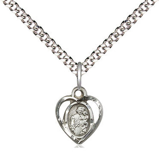 Sterling Silver Saint Joseph Medal Religious and Catholic Jewelry Engraved Catholic Saint Jewelry