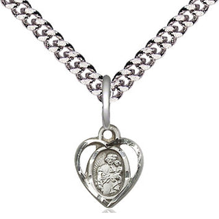 Sterling Silver Saint Joseph Medal Religious and Catholic Jewelry Engraved Catholic Saint Jewelry