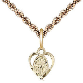 14kt Gold Filled Saint Anthony of Padua Medal Religious and Catholic Jewelry Engraved Catholic Saint Jewelry