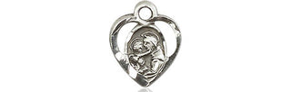 Sterling Silver Saint Anthony of Padua Medal Religious and Catholic Jewelry Engraved Catholic Saint Jewelry
