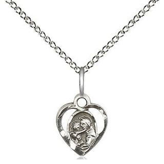 Sterling Silver Saint Anthony of Padua Medal Religious and Catholic Jewelry Engraved Catholic Saint Jewelry