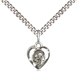 Sterling Silver Saint Anthony of Padua Medal Religious and Catholic Jewelry Engraved Catholic Saint Jewelry