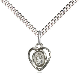Sterling Silver Our Lady of Perpetual Help Medal Religious and Catholic Jewelry Engraved Catholic Saint Jewelry