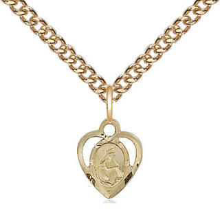 14kt Gold Filled Our Lady of la Salette Medal Religious and Catholic Jewelry