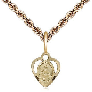 14kt Gold Filled Our Lady of la Salette Medal Religious and Catholic Jewelry