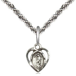 Sterling Silver Our Lady of la Salette Medal Religious and Catholic Jewelry