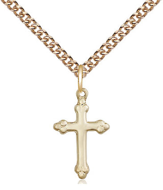 14kt Gold Cross Medal
