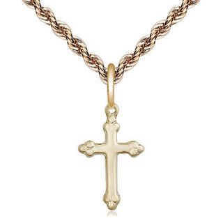 14kt Gold Cross Medal