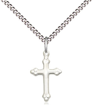 Pewter Cross Medal Religious and Catholic Jewelry