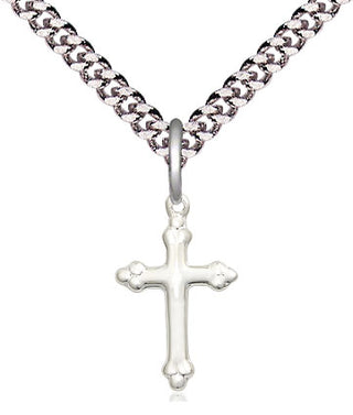 Pewter Cross Medal Religious and Catholic Jewelry