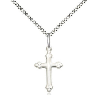 Sterling Silver Cross Medal Religious and Catholic Jewelry