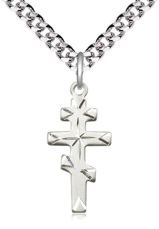 Sterling Silver Greek Orthodox Cross Medal Catholic Jewelry