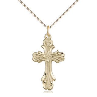 14kt Gold Cross Medal