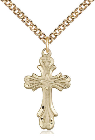 14kt Gold Cross Medal
