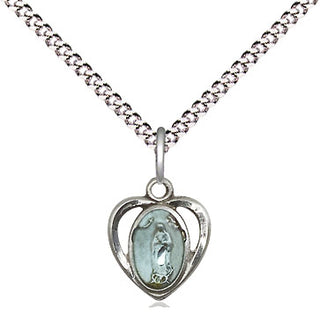 Sterling Silver Our Lady of Guadalupe Medal Religious and Catholic Jewelry