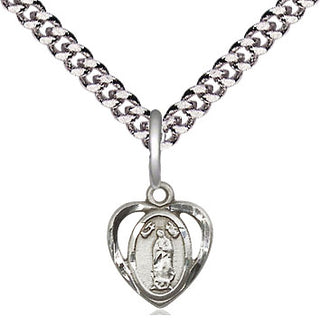 Sterling Silver Our Lady of Guadalupe Medal Religious and Catholic Jewelry