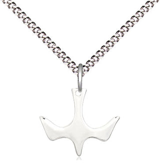 Pewter Holy Spirit Medal Religious and Catholic Jewelry