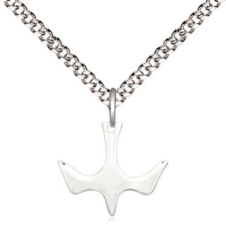 Pewter Holy Spirit Medal Religious and Catholic Jewelry