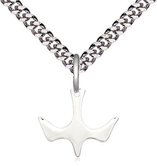 Pewter Holy Spirit Medal Religious and Catholic Jewelry