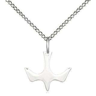 Sterling Silver Holy Spirit Medal Religious and Catholic Jewelry