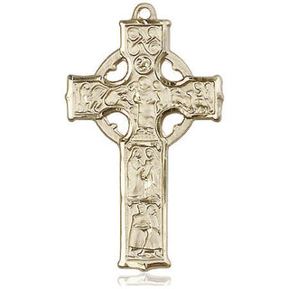 14kt Gold Celtic Cross Medal