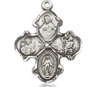 Pewter 4-Way Medal