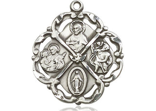 Pewter 5-Way Medal