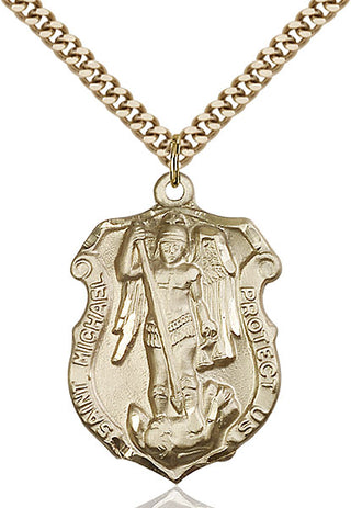14kt Gold Filled Saint Michael Air Force Medal Catholic Jewelry