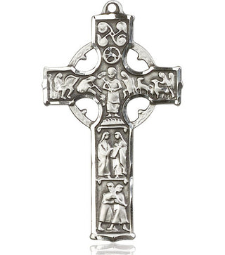 Sterling Silver Celtic Cross Medal