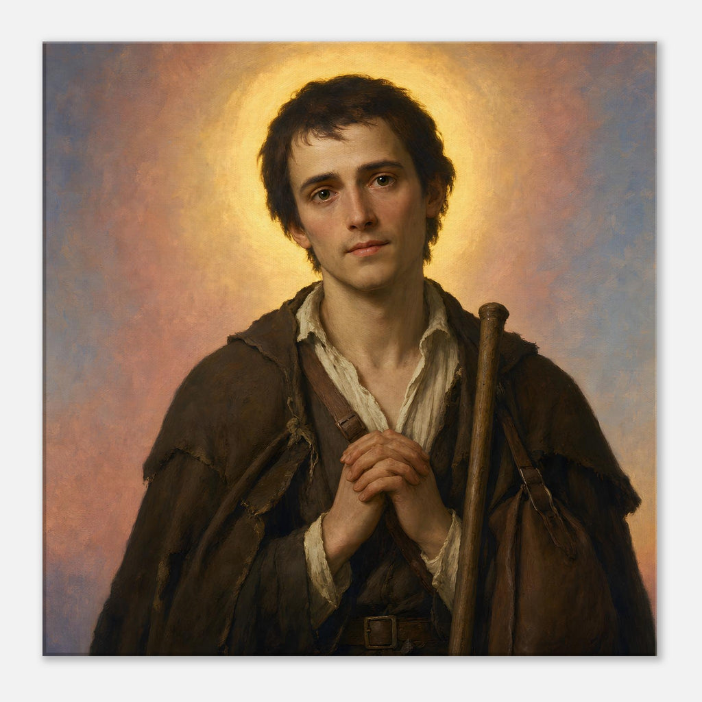 St. Benedict Joseph Labre - Devotional Canvas – CatholicShop.com