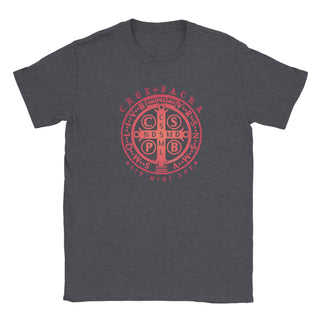 St. Benedict Medal Cross Gradient T-Shirt - view 3