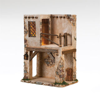 17.5-Inch Lighted Bethelehem Inn For 7.5-Inch Scale Nativity Figure