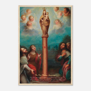 Our Lady Appearing to St. James Framed Print - view 9