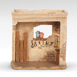 6.75-Inch Carpenter Shop For 5-Inch Scale Nativity Figures