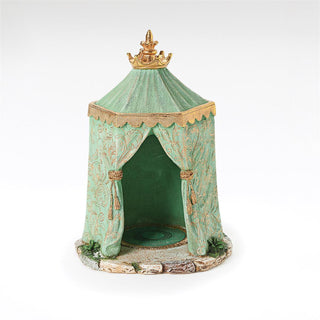 10.75-Inch Green King's Tent For 5-Inch Scale Nativity Figures