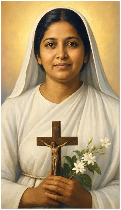 St. Mariam Thresia Mankidiyan Holy Cards