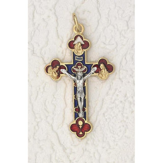 6-pack - Enameled Trinity Cross