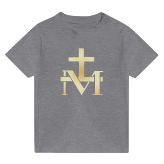 Gold Marian Cross Monogram Baby T-Shirt - view 5