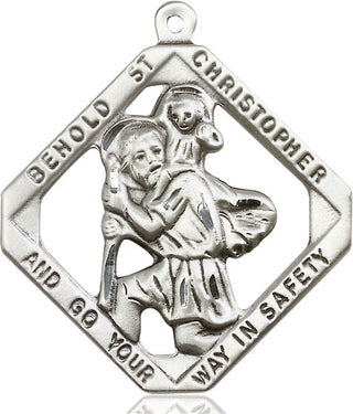 Sterling Silver Saint Christopher Medal Catholic Jewelry